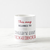 Christmas Gift Minimalist Best Neighbour