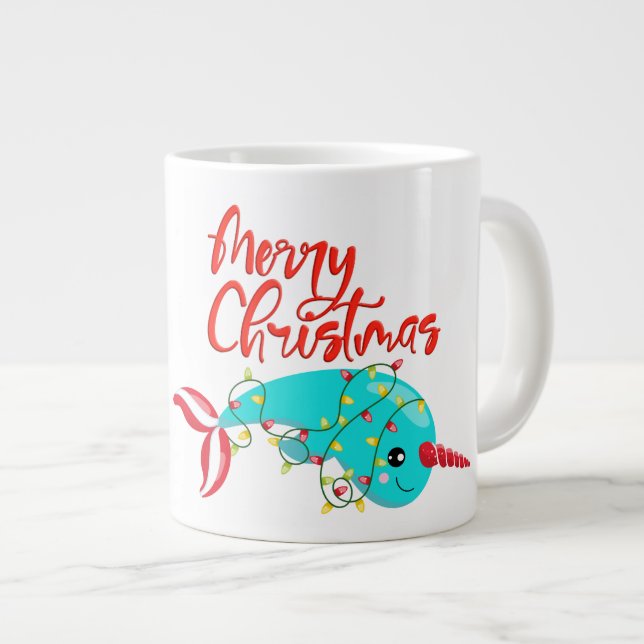 Christmas Gift Mug - Jumbo Mug (Front Right)