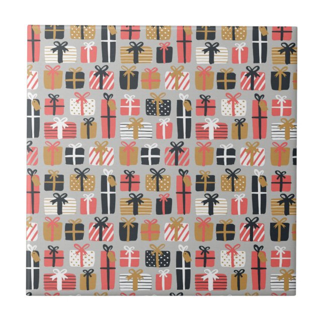 Christmas Gift Pattern Tile (Front)