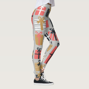 Christmas-gift-pattern- Zazzle_Growshop. Leggings