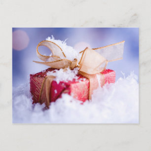 Christmas gift postcard