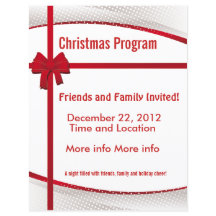 Christmas Gift Program Flyer