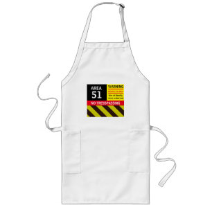 Christmas Gift Space Novelty Fashion AREA 51  Long Apron