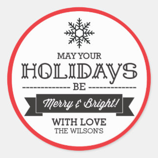 Christmas Gift Stickers / Labels