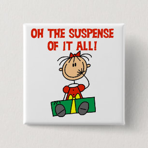 Christmas Gift  Suspense Tshirts and Gifts 15 Cm Square Badge
