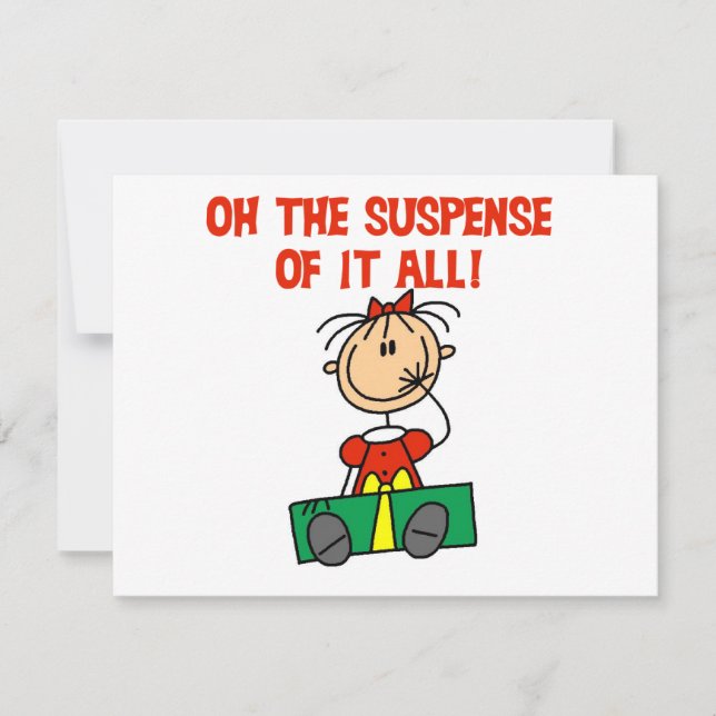 Christmas Gift  Suspense Tshirts and Gifts Holiday Card (Front)