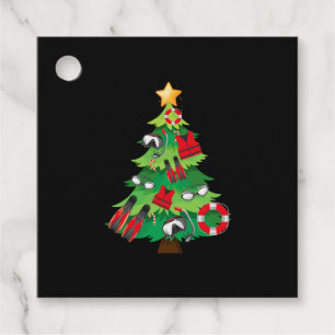 Christmas Gift Swimming Christmas Tree Christmas G Favour Tags