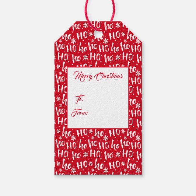 Christmas Gift Tag  (Front)