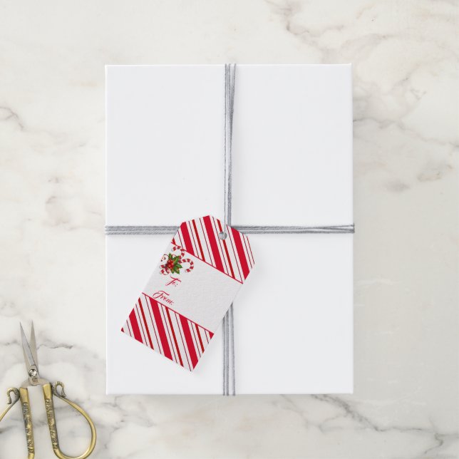 Christmas Gift Tag  (With Twine)