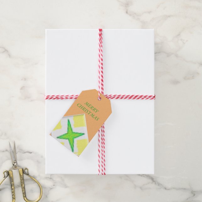CHRISTMAS GIFT TAG (With Twine)