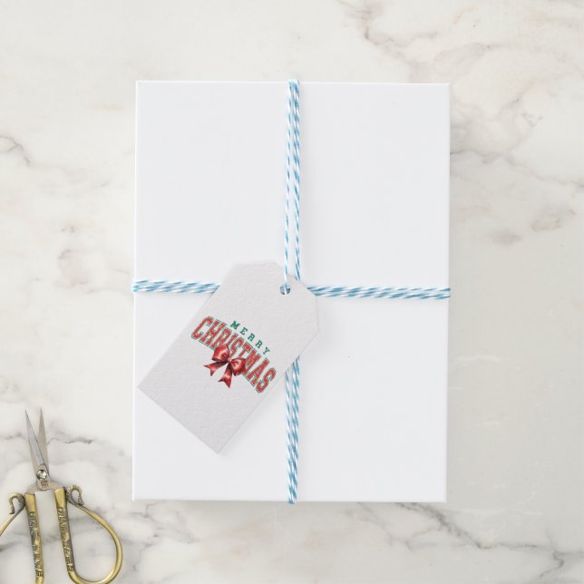 Christmas Gift Tag (With Twine)