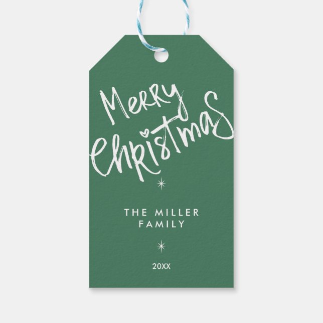 Christmas Gift Tag – Festive (Back)