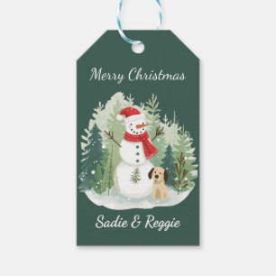 Christmas Gift Tag from me and the dog