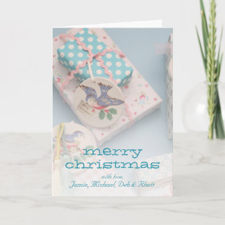 Christmas gift tag holiday card