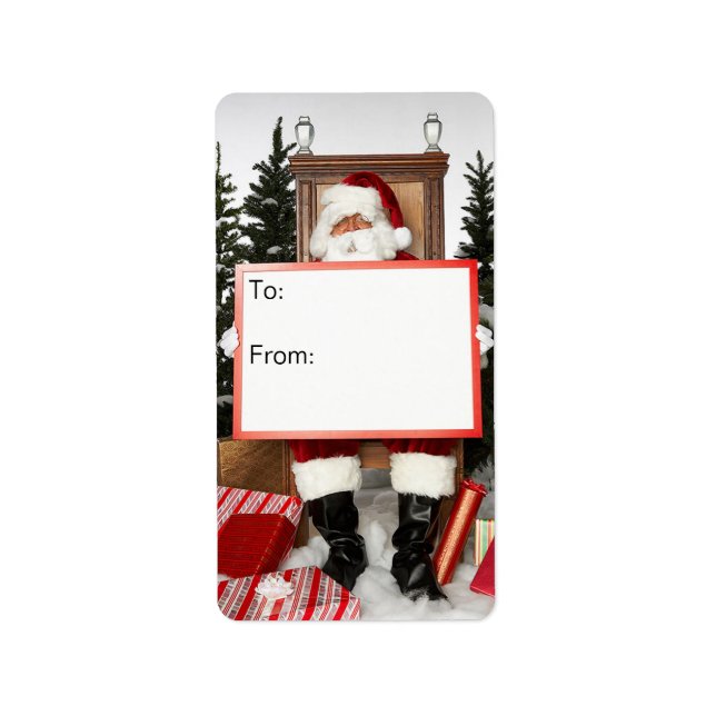 Christmas Gift Tag Labels (Front)