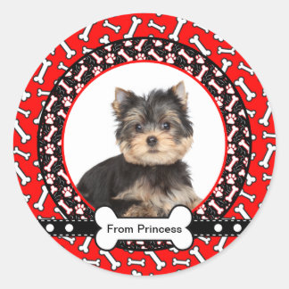 Christmas Gift Tag Labels Presents from Dog