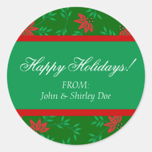 Christmas Gift Tag Personalised Holiday Labels