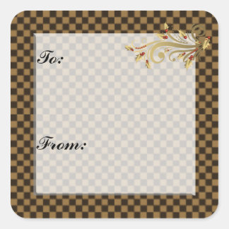 Christmas Gift Tag Sticker