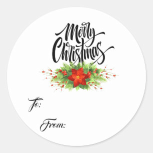Christmas Gift Tag Stickers