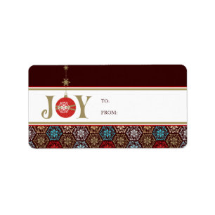 Christmas Gift Tag Stickers