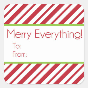 Christmas Gift Tag Stickers
