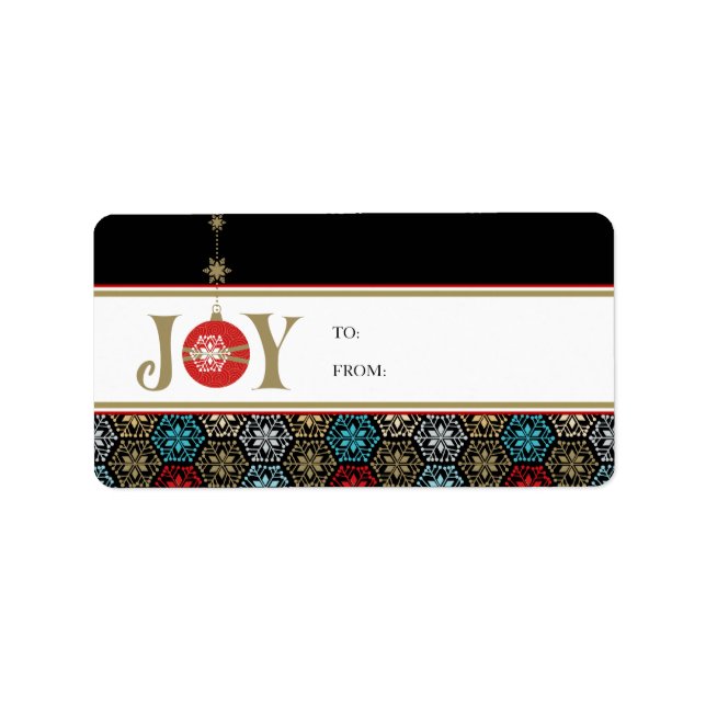 Christmas Gift Tag Stickers (Front)