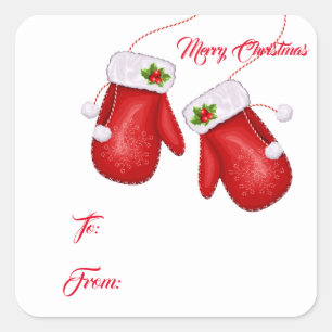 Christmas Gift Tag Stickers