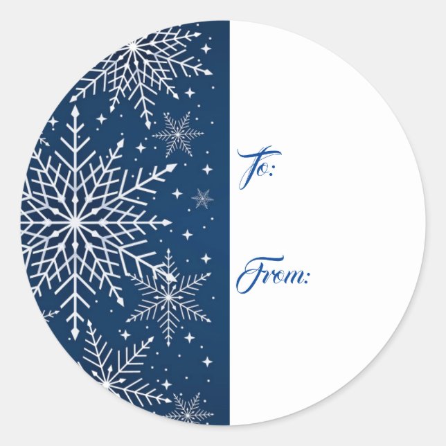 Christmas Gift Tag Stickers (Front)