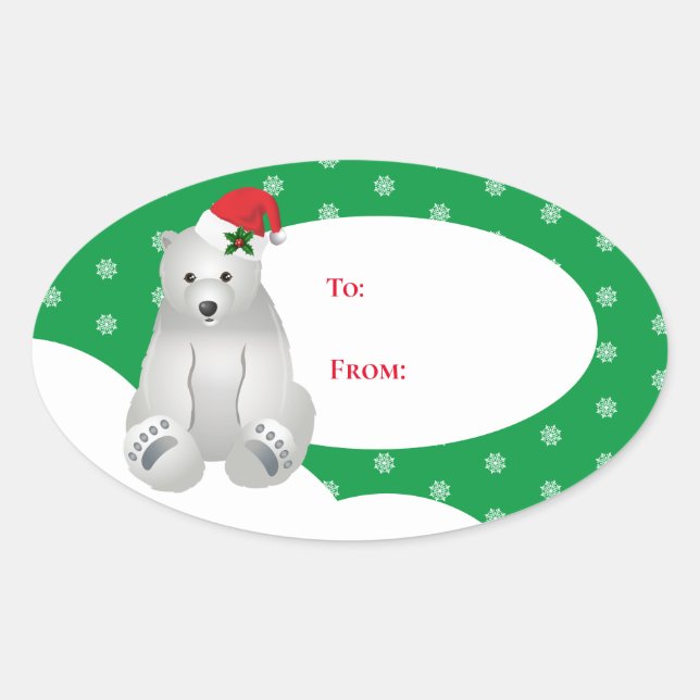Christmas Gift Tag Stickers (Front)