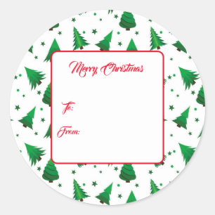 Christmas Gift Tag Stickers