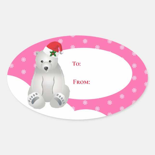 Christmas Gift Tag Stickers (Front)