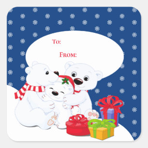 Christmas Gift Tag Stickers