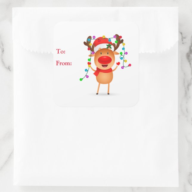 Christmas Gift Tag Stickers (Bag)