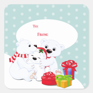 Christmas Gift Tag Stickers