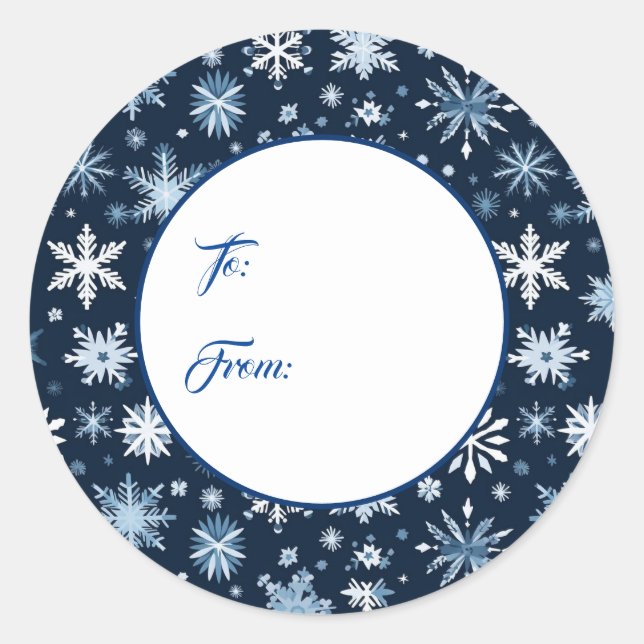 Christmas Gift Tag Stickers (Front)