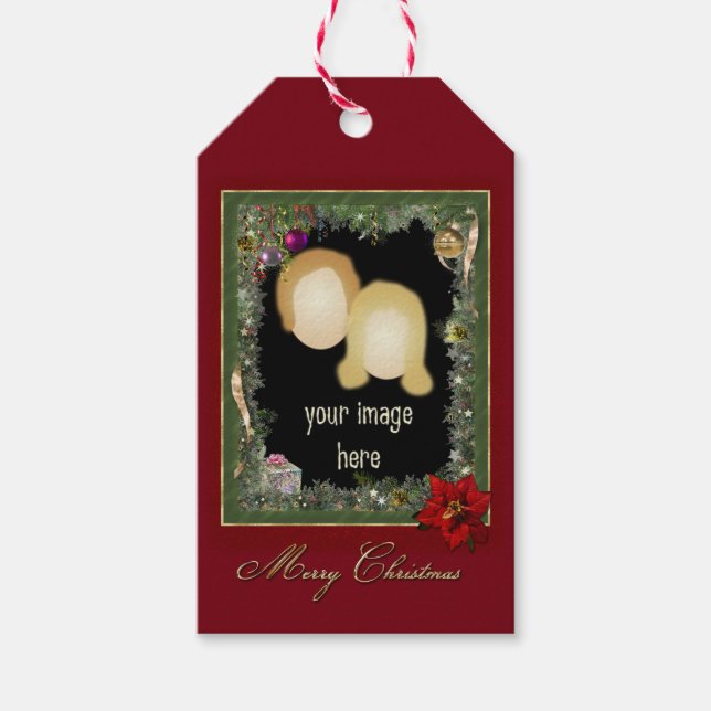 Christmas Gift Tag 👉 upload your photo!  (Front)