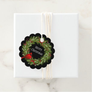 Christmas Gift Tag-Wreath Favour Tags