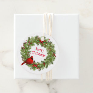 Christmas Gift Tag-Wreath Favour Tags