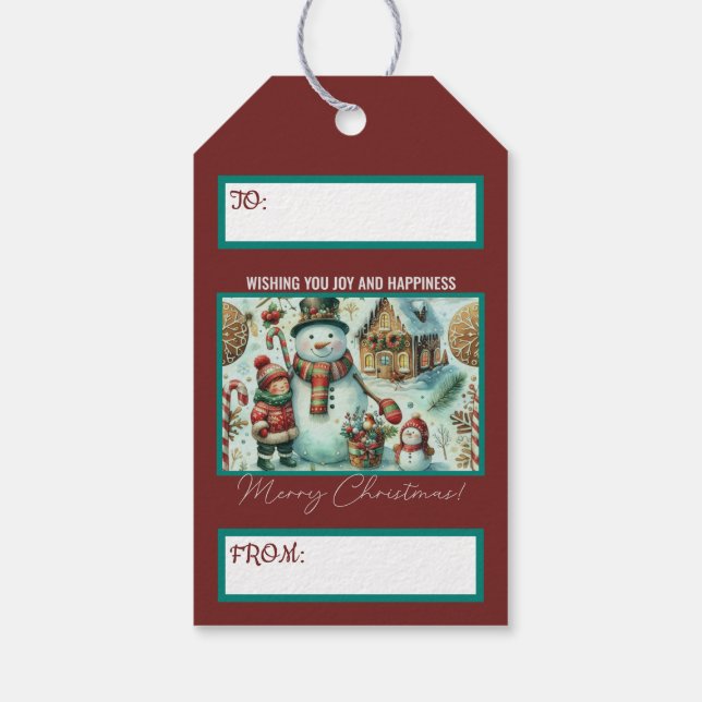 Christmas  gift tags (Back)