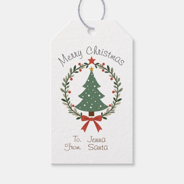 Christmas gift tags (Front)