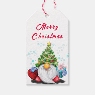 Christmas Gift Tags Gnome with Gifts For You