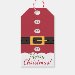 Christmas Gift Tags   Santa Claus Suit