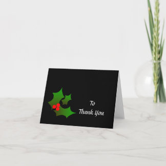 Christmas gift Thank you note
