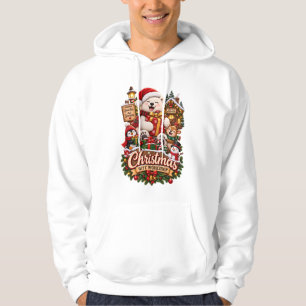 Christmas Gift Workshop Cosy Holiday Bears & Chr Hoodie