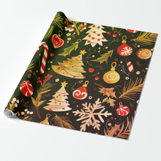 Christmas gift wrap (Unrolled)