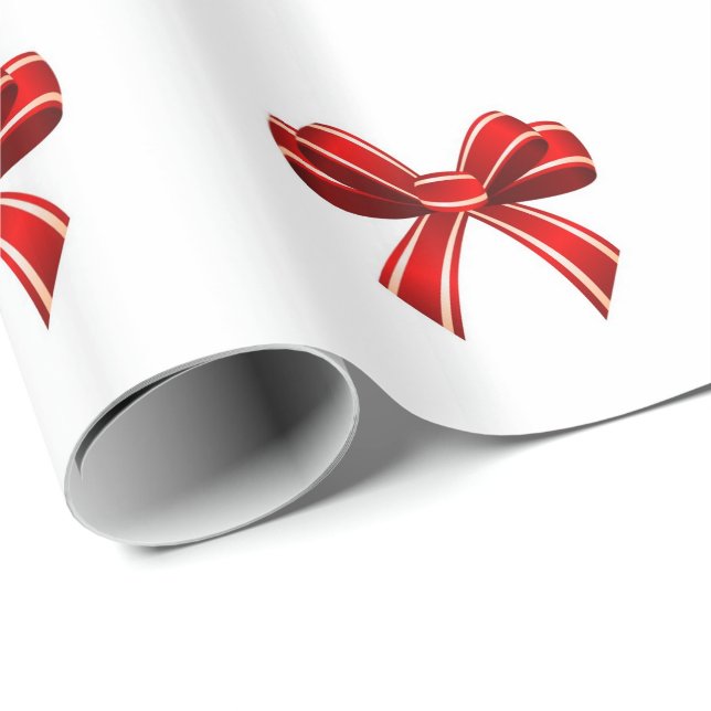 Christmas Gift Wrap/Bows Wrapping Paper (Roll Corner)