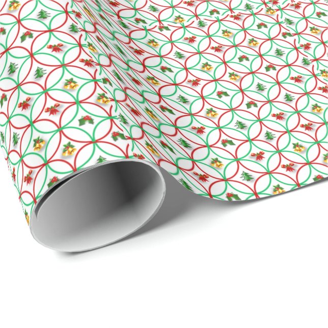 Christmas Gift Wrap/Pattern Wrapping Paper (Roll Corner)