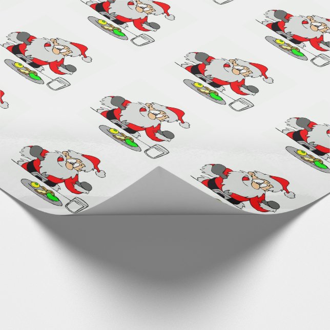 Christmas Gift Wrap/Santa Wrapping Paper (Corner)