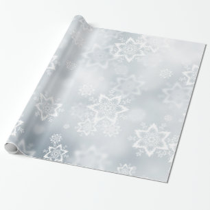 Christmas Gift Wrap/Snow Flakes Wrapping Paper