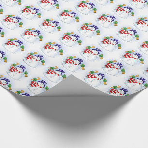 Christmas Gift Wrap/Snowmen Wrapping Paper